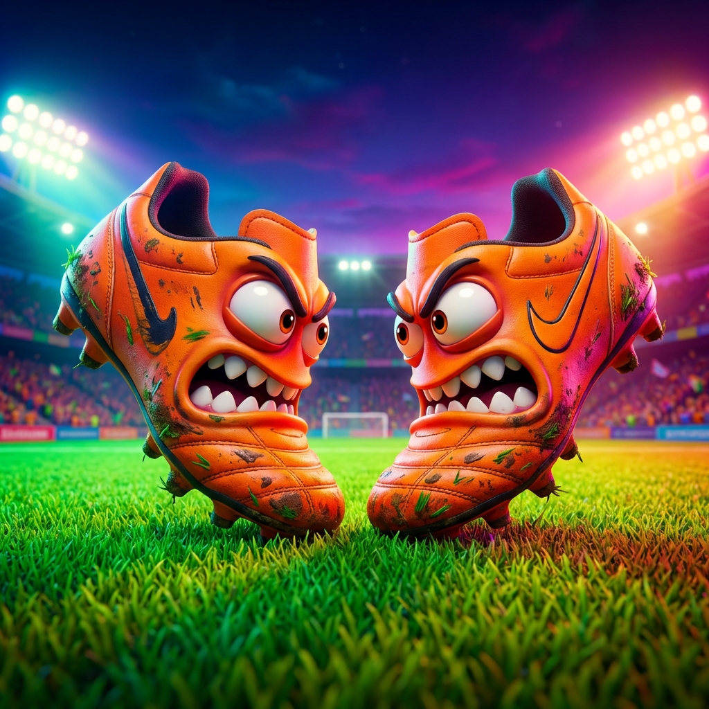 Football boots background